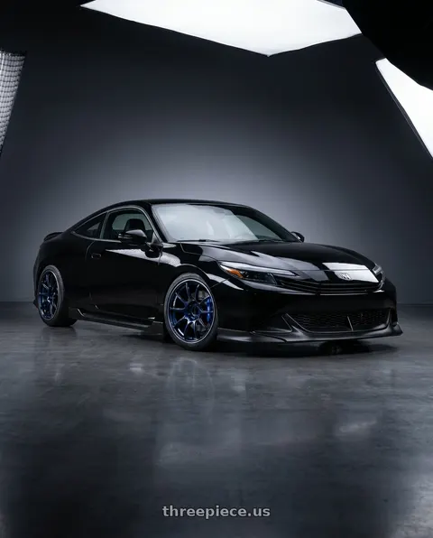 2026 Honda Prelude with Advan RZ II 5x114.3 18x10+35 Racing Indigo Blue and Ring wheels