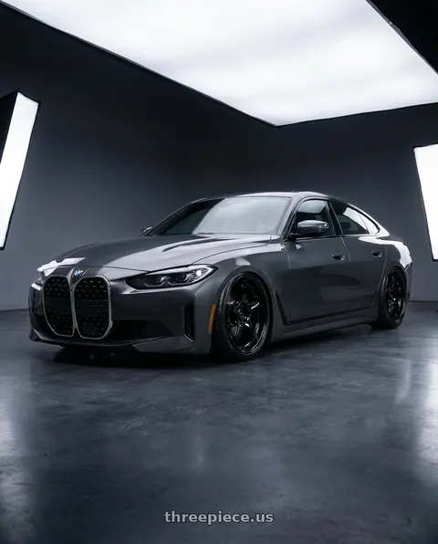 2023 BMW 430i with WedsSport RN-05M 5x114.3 19x9.5+38 Gloss Black wheels