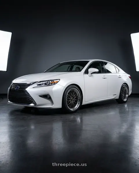 2016 Lexus ES300h with Work Vs-Xv 5x114.3 18x8.5+35 L Disk Matte Dark Gunmetal wheels