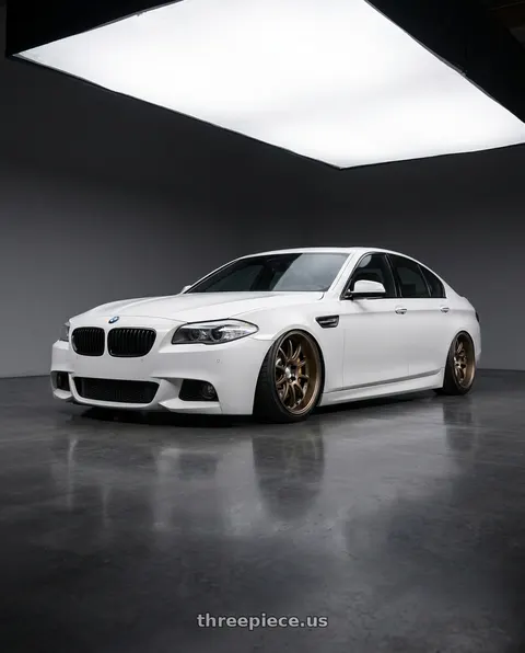 2012 BMW 550i with Work Emotion D9R wheels
