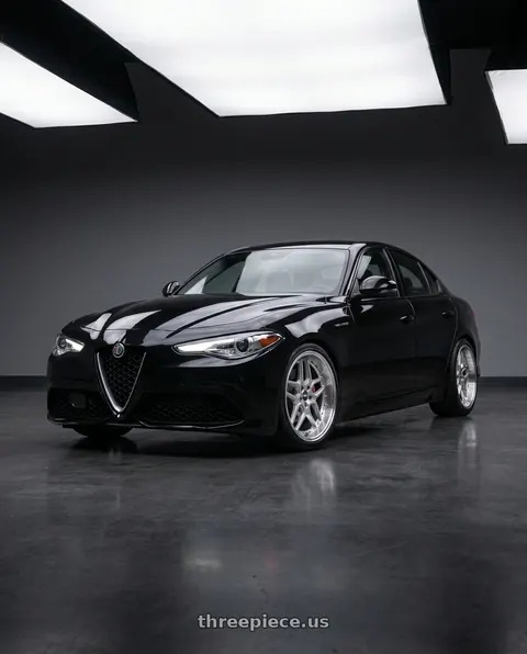 2023 Alfa Romeo Giulia with ESR Wheels CS SERIES CS15 5x110 19x8.5 +30 Hyper Silver wheels