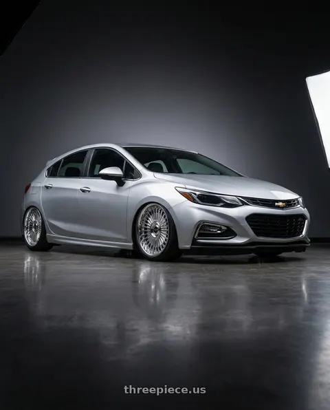 2018 Chevrolet Cruze LT with Work Emitz Chrome 5x105 19x7.5 +38 wheels