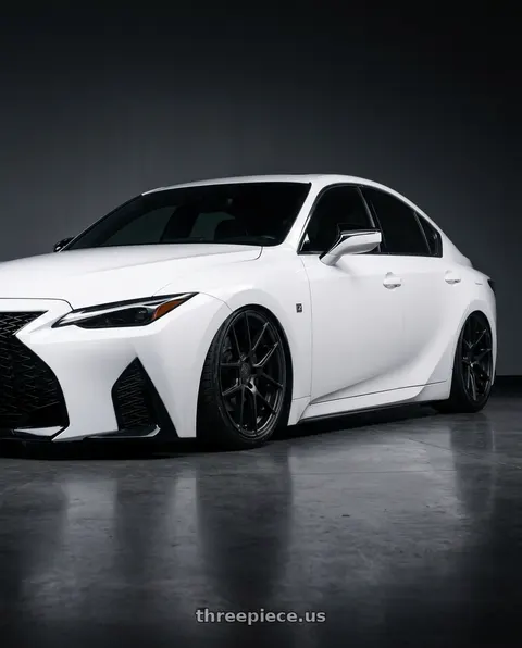 2018 Lexus IS350 F Sport with Avant Garde Wheels M510 5X114.3 19x9.5 +40 Matte Black wheels