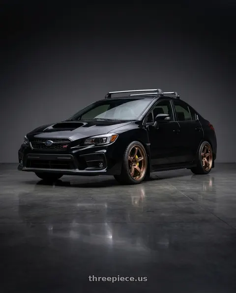 2018 Subaru WRX STI with Advan Racing GT BEYOND 5x114.3 19x9.5 +38 RACING COPPER BRONZE wheels