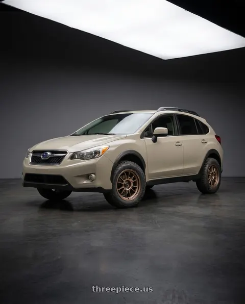 2014 Subaru XV Crosstrek with Konig Hypergram 5x100 17x8+40 Race Bronze wheels
