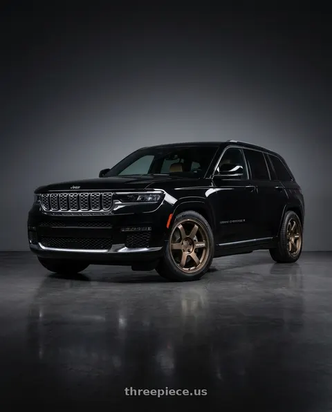 2023 Jeep Grand Cherokee Summit with Volk Racing TE37 SAGA 5x110 17x8 +26 BRONZE wheels