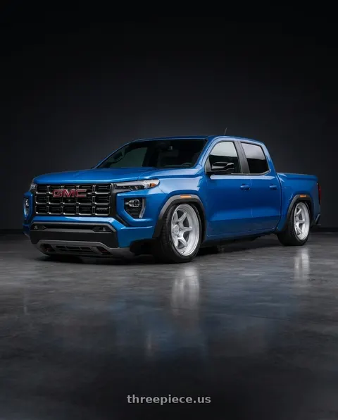 2023 GMC Canyon with Black Rhino SHOGUN 6X139.7 17X8.5 -10 HYPER SILVER wheels