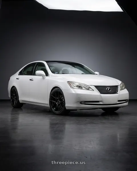 2008 Lexus ES350 with KATANA RACING KR04 5x110/5x114.3 20x8.5 +40 Matte Black wheels
