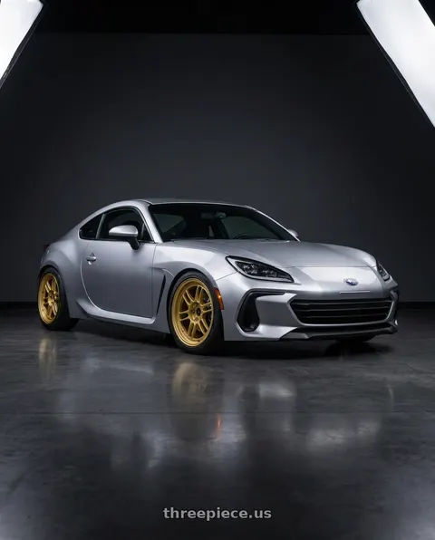 2022 Subaru BRZ Premium with Enkei RPF1 5x100 17x9+45 Gold wheels