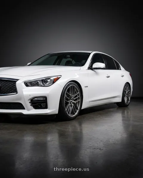 2020 INFINITI Q50 with BBS CC-R 5x114.3 19x8.5+43 Satin Platinum wheels