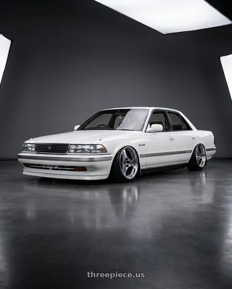 1990 Toyota Cressida with Advan Racing ONI2 PROGRESSIVE 5x114.3 20x8.5 +33 MACHINING & DIAMOND CUT wheels