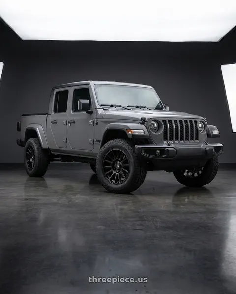 2021 Jeep Gladiator Sport with Dirty Life Journey 9316 5x127 17x8.5+0 Matte Black wheels