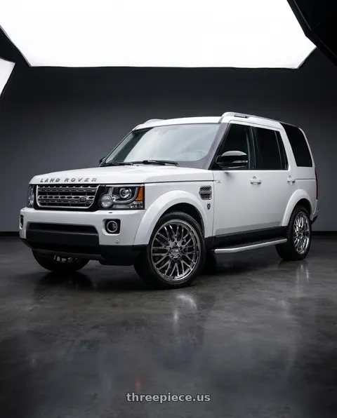 2016 Land Rover LR4 with Cray MANTA 5X120.65 18X10.5 +65 CHROME wheels