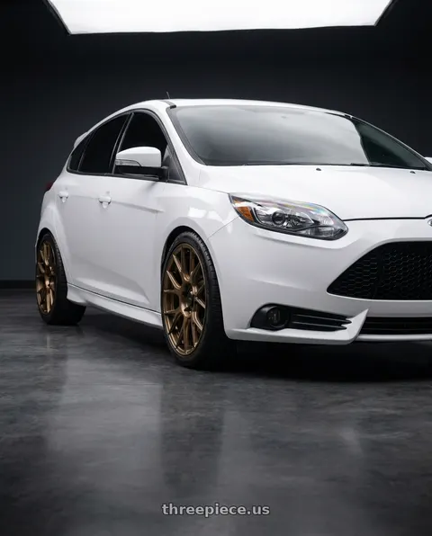 2013 Ford Focus ST with Konig Ampliform 5x114.3 18x9.5+25 Gloss Bronze wheels