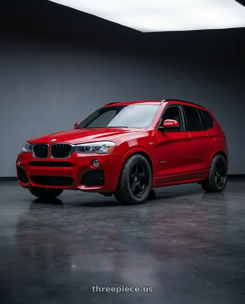 2017 BMW X3 with ESR Wheels CR SERIES CR5 5x120 18x9.5 +22 Gloss Black wheels