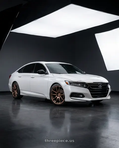 2020 Honda Accord Sport with WORK Emotion CR Shigoku 5x114.3 19x8.5 +45 Armed Titanium AMG wheels