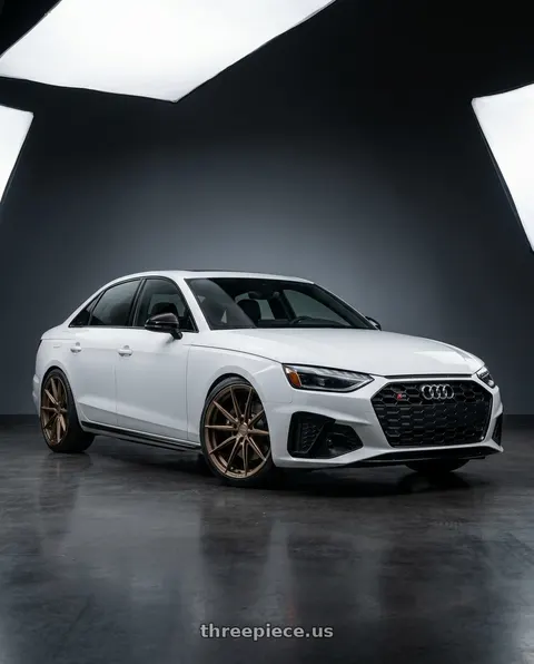 2020 Audi S4 with VOSSEN HFX-2 6X135 22x10 +-18 TERRA BRONZE wheels