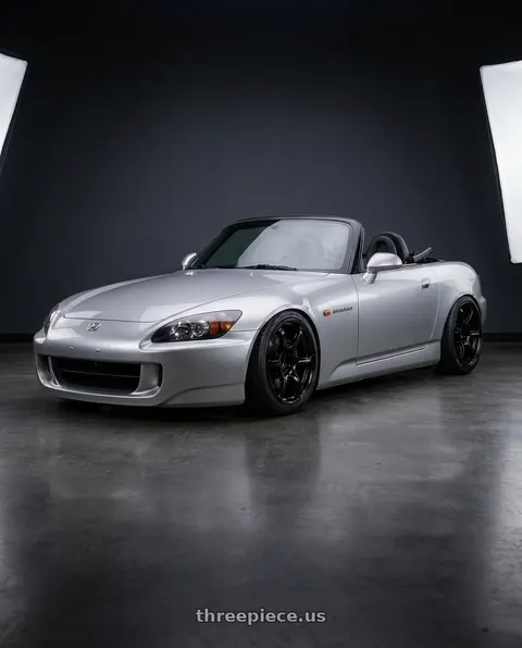 2009 Honda S2000 with Advan RGIII 5x114.3 17x8.5+31 Gloss Black wheels