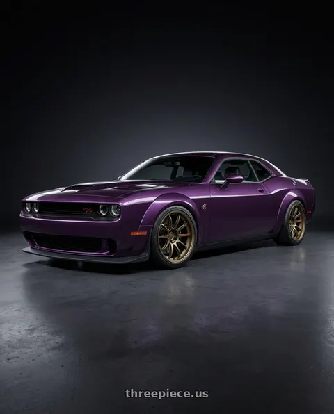 2022 Dodge Challenger R/T with Work Zr10 2P 5x115 20x11.5 +0 Matte Bronze wheels