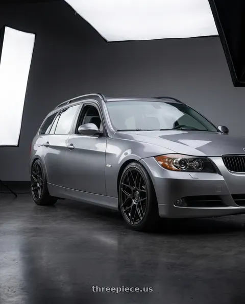 2006 Bmw E91 with MRR FS1 5x130 18x8.5  +45 Carbon Flash wheels