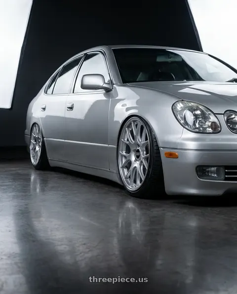 1999 Lexus GS300 with BBS CH-R 5x130 19x8.5 +51 Brilliant Silver Polished Rim Protector wheels