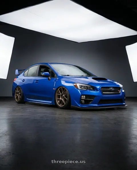 2018 Subaru WRX STI with Konig Ampliform 5x114.3 18x10+20 Gloss Bronze wheels