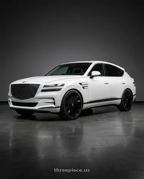 2027 Genesis GV80 with MASSIV 927 5X114.3/5X120 22x9 +40 BLACK wheels