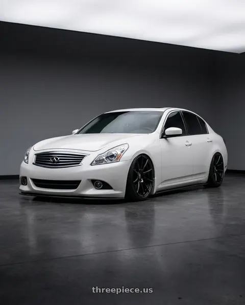 2012 INFINITI G37 with Forgestar CF10 5x114.3 19x9.5 +29 Gloss Black wheels