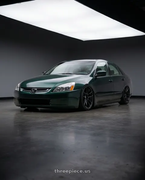2003 Honda Accord with ESR Wheels CS SERIES CS8 5x114.3 18x9.5 +35 Gloss Black wheels
