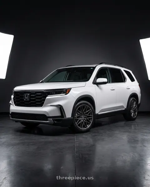 2023 Honda Pilot with Niche 1PC NC277 CALABRIA 5 5X114.3 22x9 +38 MATTE GUNMETAL wheels