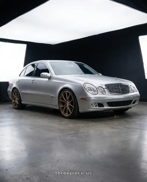 2003 Mercedes-Benz E320 with E5 Wheels Daytona 5x120 19x9+35 BRONZE wheels