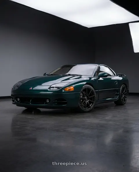 1995 Mitsubishi 3000GT VR-4 with Focal 453BK F-53 5X108/5x114.3 18x8 +40 Black wheels