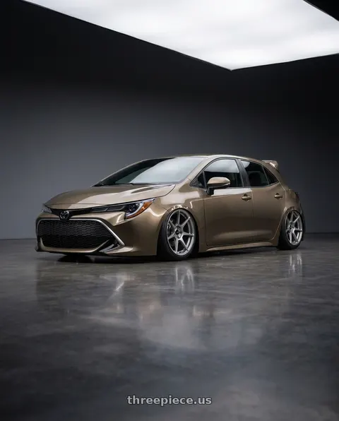 2019 Toyota Corolla XSE with Enkei TFR 5x100 17x8+45 Storm Gray wheels