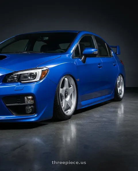 2018 Subaru WRX STI with fifteen52 CHICANE 5x114.3 / 5x100 18x8.5 +35 SPEED SILVER (GLOSS SILVER) wheels