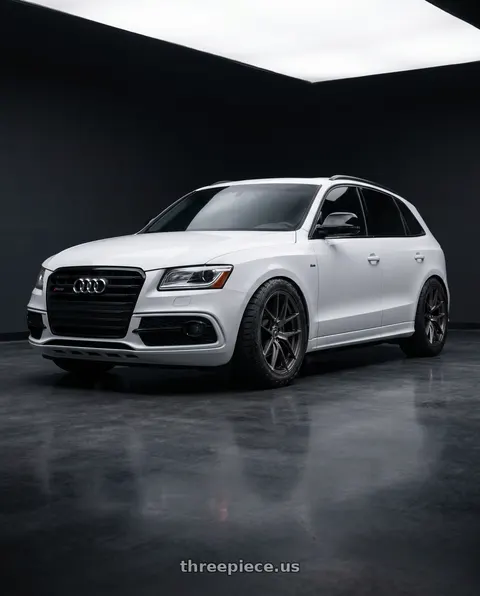 2017 Audi Q5 with Fittipaldi 360G 5X112 20x10 +30 Gloss Graphit wheels
