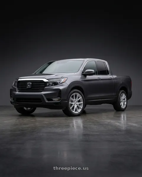 2021 Honda Ridgeline Sport with American Racing AR943 5X120 18X8 +35 HYPER SILVER wheels