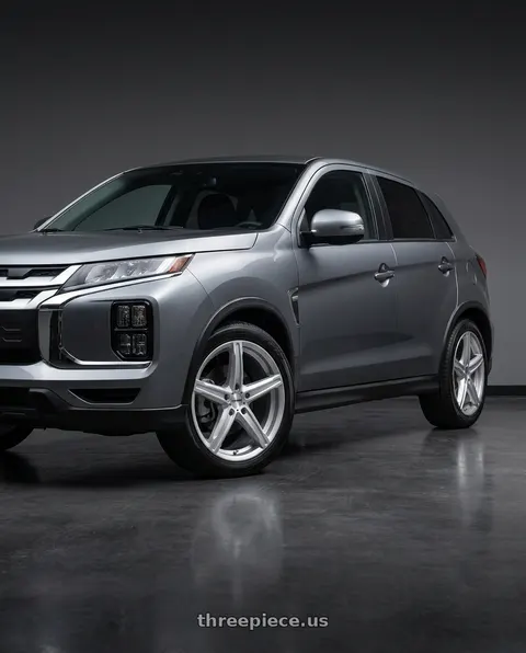 2025 Mitsubishi Outlander Sport with Vision Street-Designs 469 Boost 5x114.3 18x8+38 Silver wheels