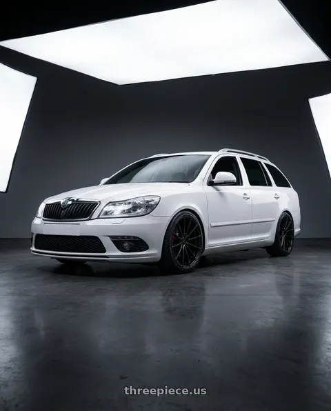 2012 Skoda Octavia with TSW TW005 GOODWOOD 5X114.3 19x10.5 +43 MATTE BLACK wheels