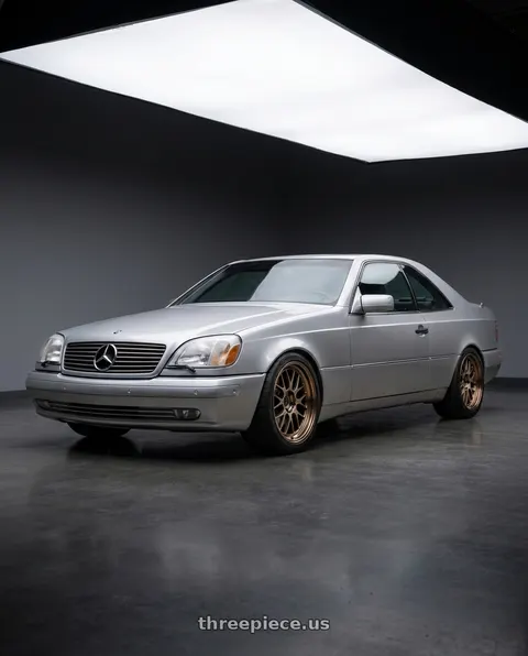 1998 Mercedes-Benz CL500 with Volk Racing 21A SPEC-SR 5x114.3 19x9.5+0 Shining Bronze Metal / FDMC wheels