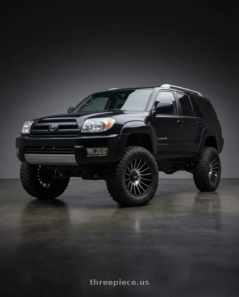 2004 Toyota 4Runner with Moto Metal MO807 6X139.7 20X10 -18 GLOSS BLACK MACHINED wheels