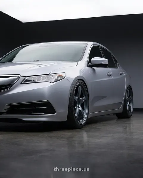 2019 Acura TLX with Gram Lights 57CR 5x114.3 19x9.5+35 Gunblue II wheels