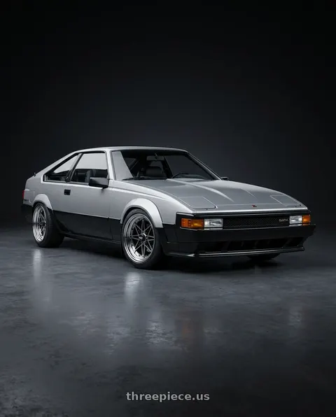 1985 Toyota Celica Supra with EQUIP 03 Black Polish 4x114.3 15x7 +35 wheels