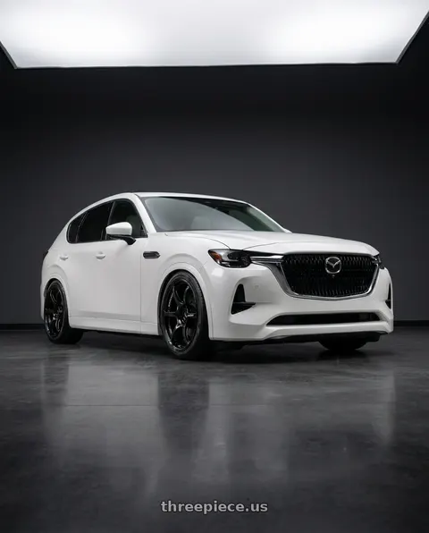 2024 Mazda 3 with Advan RGIII 5x114.3 19x9.0+35 Gloss Black wheels