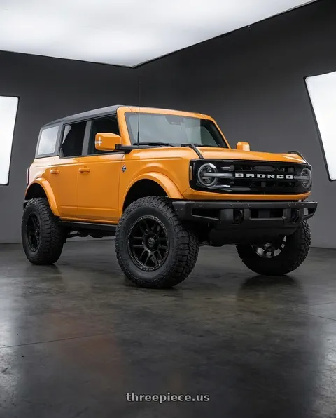 2024 Ford Bronco with Vision Off-Road 111 Nemesis 6x139.7 20x9+0 Matte Black wheels