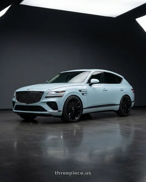 2027 Genesis GV80 with MASSIV 927 5X114.3/5X120 22x9 +40 BLACK wheels