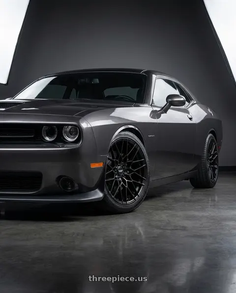 2021 Dodge Challenger SXT with American Racing AR927 BARRAGE 5X115 20X9 +20 SATIN BLACK wheels