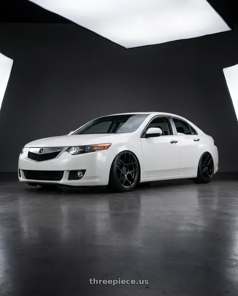2013 Acura TSX with Aodhan AFF2 5x114.3 19x8.5+35 Matte Black wheels