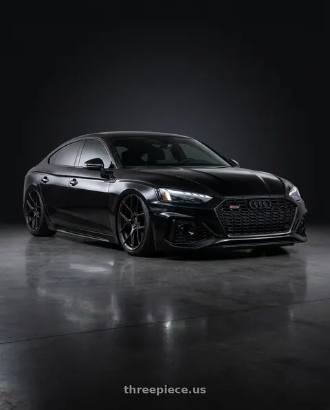 2022 Audi RS5 with Aodhan AFF2 5x112 20x10.5+35 Matte Black wheels