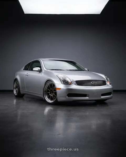2003 INFINITI G35 with SSR Professor SP5 5x114.3 18X10.5+22 MD Disk High Metal Bronze wheels