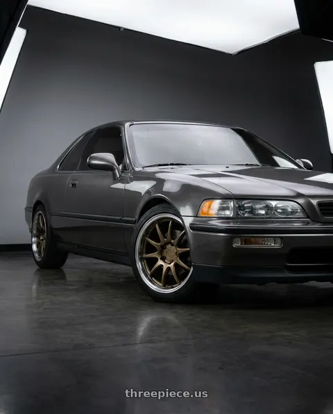1991 Acura Legend with Aodhan DS02 5x114.3 18x8.5+35 Bronze w/Machined Lip wheels